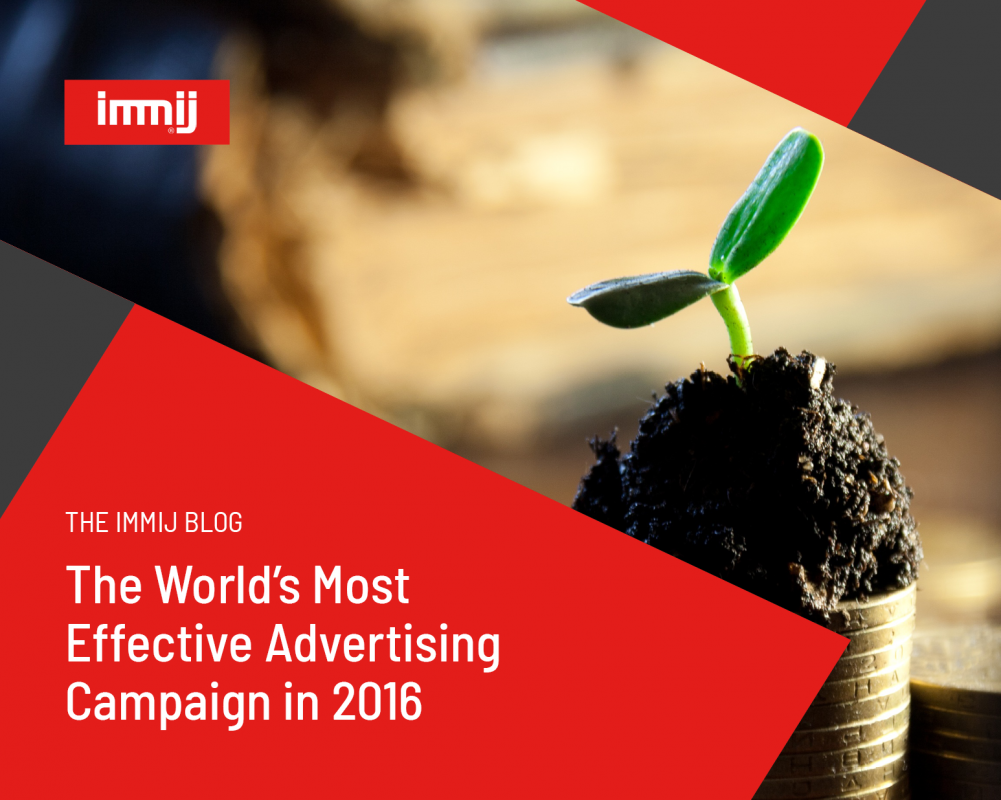 The World’s Most Effective Advertising Campaign in 2016