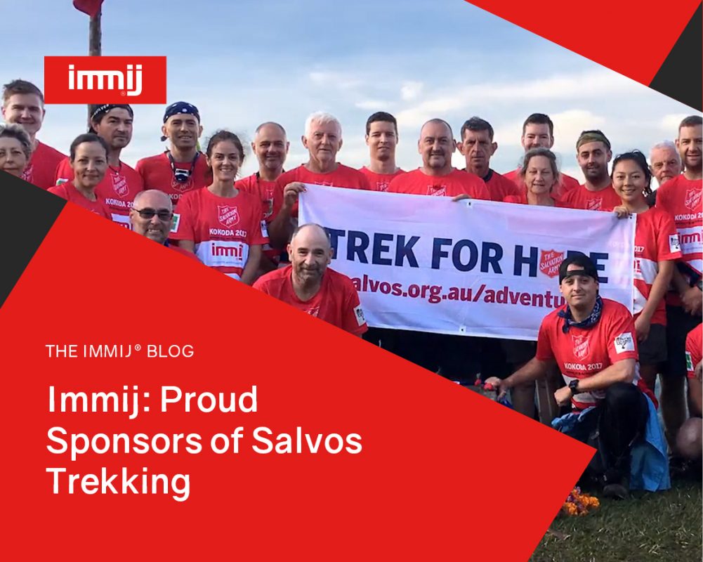 Immij: Proud Sponsors of Salvos Trekking